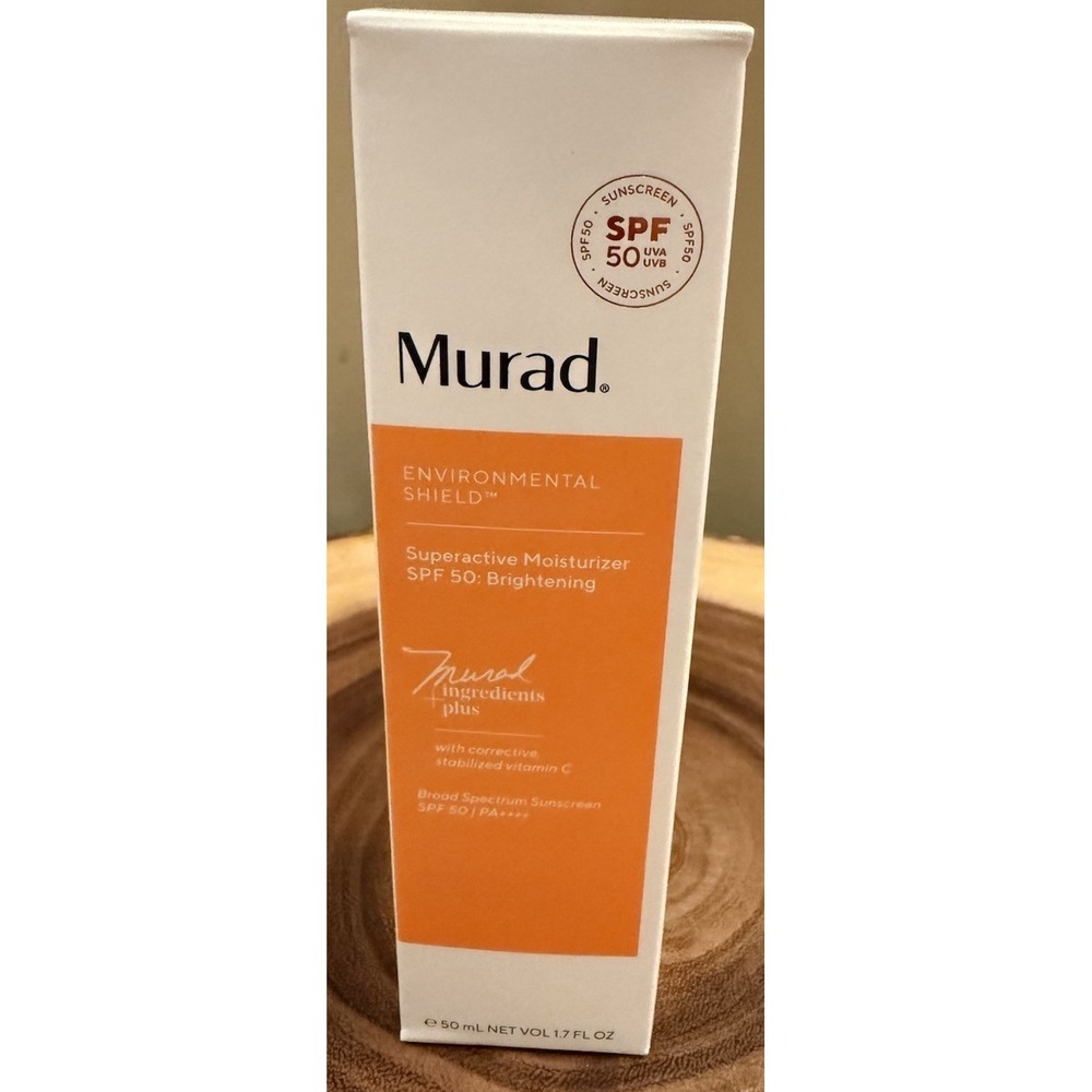 Murad Environmental Shield Superactive Moisturizer SPF 50 Brightening 1.7oz NEW